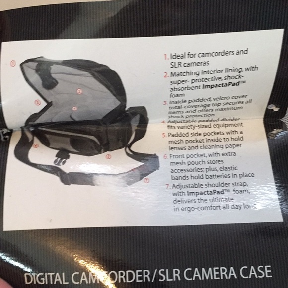 🆕 black digital camcorder/ slr camera bag - Picture 13 of 13